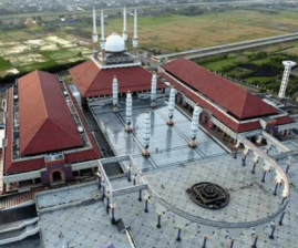 Kemegahan Bangunan Masjid Agung Jawa Tengah